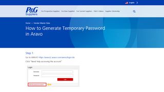 
                            4. How to Generate Temporary Password in Aravo | ...