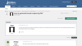 
                            1. How to generate/locate output log file? - Technical Support (PC ...