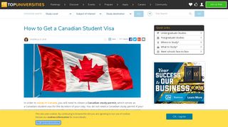 
                            12. How to Get a Canadian Student Visa | Top Universities