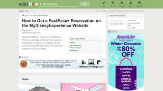 
                            10. How to Get a FastPass+ Reservation on the MyDisneyExperience ...