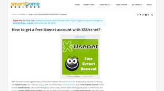 
                            2. How to get a free Usenet account with XSUsenet?