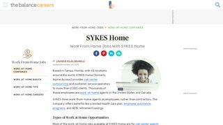 
                            11. How to Get a Job at SYKES Home Powered by Alpine Access