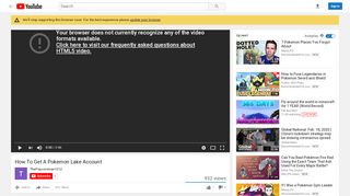 
                            3. How To Get A Pokemon Lake Account - YouTube