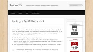 
                            13. How to get a VyprVPN Free Account | Best Free VPN