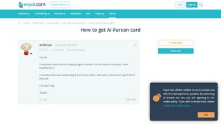 
                            12. How to get Al-Fursan card, Saudi Arabia forum - Expat.com