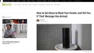 
                            8. How to Get Alexa to Read Your Emails, and Tell You If 'That' Message ...