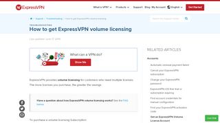 
                            4. How to Get an ExpressVPN Volume License Account