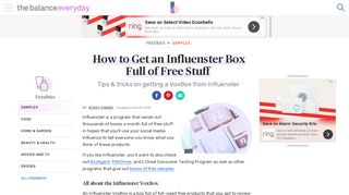
                            5. How to Get an Influenster VoxBox Full of Free Stuff