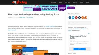 
                            10. How to get Android apps without using the Play Store - Liliputing