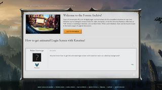 
                            8. How to get animated Login Screen with Katarina? - League of ...