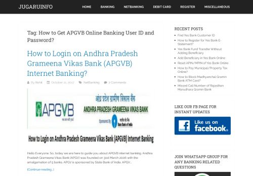 
                            9. How to Get APGVB Online Banking User ID and Password ...