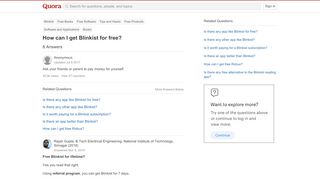 
                            6. How to get Blinkist for free - Quora