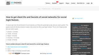 
                            7. How to get client IDs and Secrets of social networks for social login ...