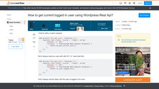
                            7. How to get current logged in user using Wordpress Rest Api ...