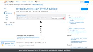 
                            2. how to get current user id in laravel 5.4 - Stack Overflow
