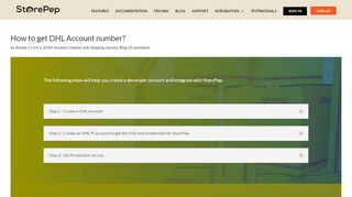 
                            13. How to get DHL Account number? - One Stop Shipping Solution For ...