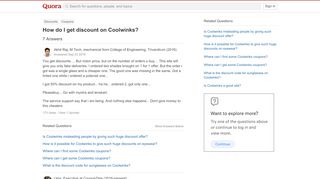 
                            11. How to get discount on Coolwinks - Quora