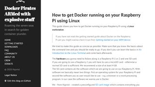 
                            3. How to get Docker running on your Raspberry Pi using Linux - Hypriot