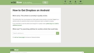 
                            12. How to Get Dropbox on Android: 6 Steps (with Pictures) - wikiHow