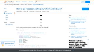 
                            7. How to get Facebook profile picture from Android App? - Stack Overflow