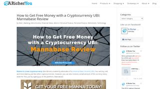 
                            11. How to Get Free Money with a Cryptocurrency UBI: Mannabase Review