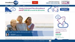 
                            11. How to get free Snapfish photo prints with Virgin | BroadbandDeals.co.uk