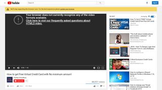 
                            10. How to get Free Virtual Credit Card with No minimum amount - YouTube