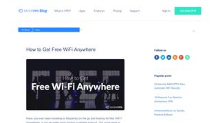 
                            11. How to Get Free WiFi Anywhere - VPN WiFi App- SaferVPN Blog