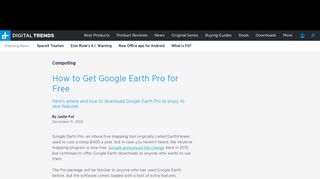 
                            4. How to Get Google Earth Pro for Free | Digital Trends