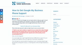 
                            6. How to Get Google My Business Phone Support