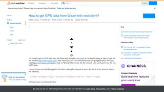 
                            10. How to get GPS data from Waze with rest-client? - Stack ...