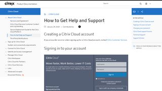 
                            11. How to Get Help and Support - Citrix Product Documentation