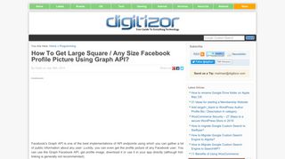 
                            10. How To Get Large Square / Any Size Facebook Profile Picture Using ...