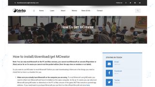 
                            8. How to get MCreator - CoderDojo Sunshine Coast