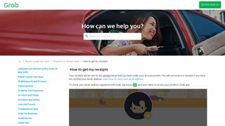
                            2. How to get my receipts - Passenger - Grab Help Centre