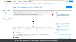 
                            1. How to get past login screen on Guzzle call - Stack Overflow