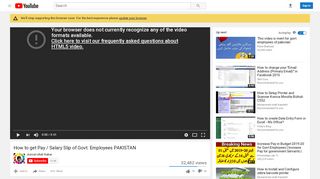 
                            5. How to get Pay / Salary Slip of Govt. Employees PAKISTAN - YouTube