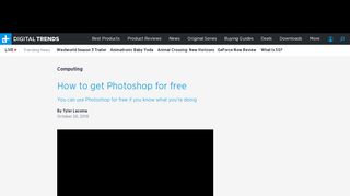 
                            6. How to Get Photoshop for Free | Digital Trends