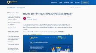 
                            10. How to get PPTP/L2TP credentials? – StrongVPN