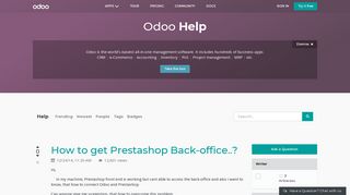 
                            6. How to get Prestashop Back-office..? | Odoo
