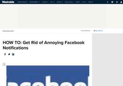 
                            12. HOW TO: Get Rid of Annoying Facebook Notifications - Mashable