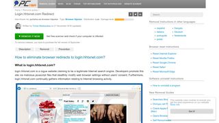 
                            1. How to get rid of Login.hhtxnet.com Redirect - Virus removal guide