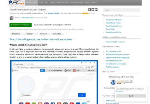 
                            3. How to get rid of Search.hemailloginnow.com Redirect - ...