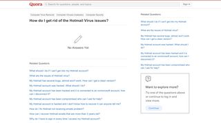 
                            5. How to get rid of the Hotmail Virus issues - Quora