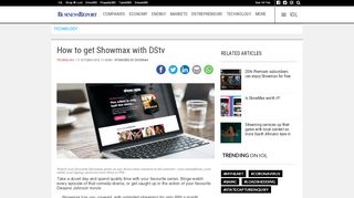 
                            7. How to get Showmax with DStv | IOL Business Report