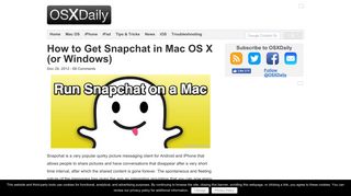 
                            10. How to Get Snapchat in Mac OS X (or Windows) - OSXDaily
