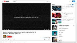 
                            8. HOW TO GET SONY VEGAS 15 FOR FREE 2018 WORKING How to ...
