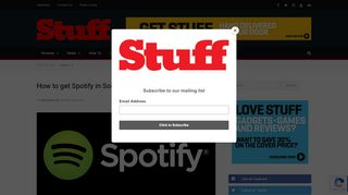 
                            13. How to get Spotify in South Africa - Stuff