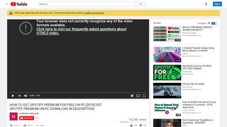 
                            4. HOW TO GET SPOTIFY PREMIUM FOR FREE ON PC [2018] - YouTube