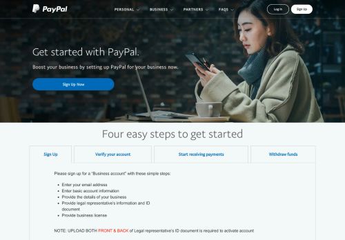 
                            3. How to Get Started - PayPal China